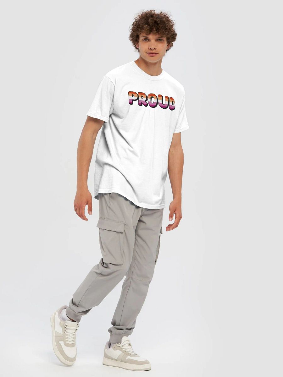 The 'PROUD lesbian' T-Shirt - White product image (7)
