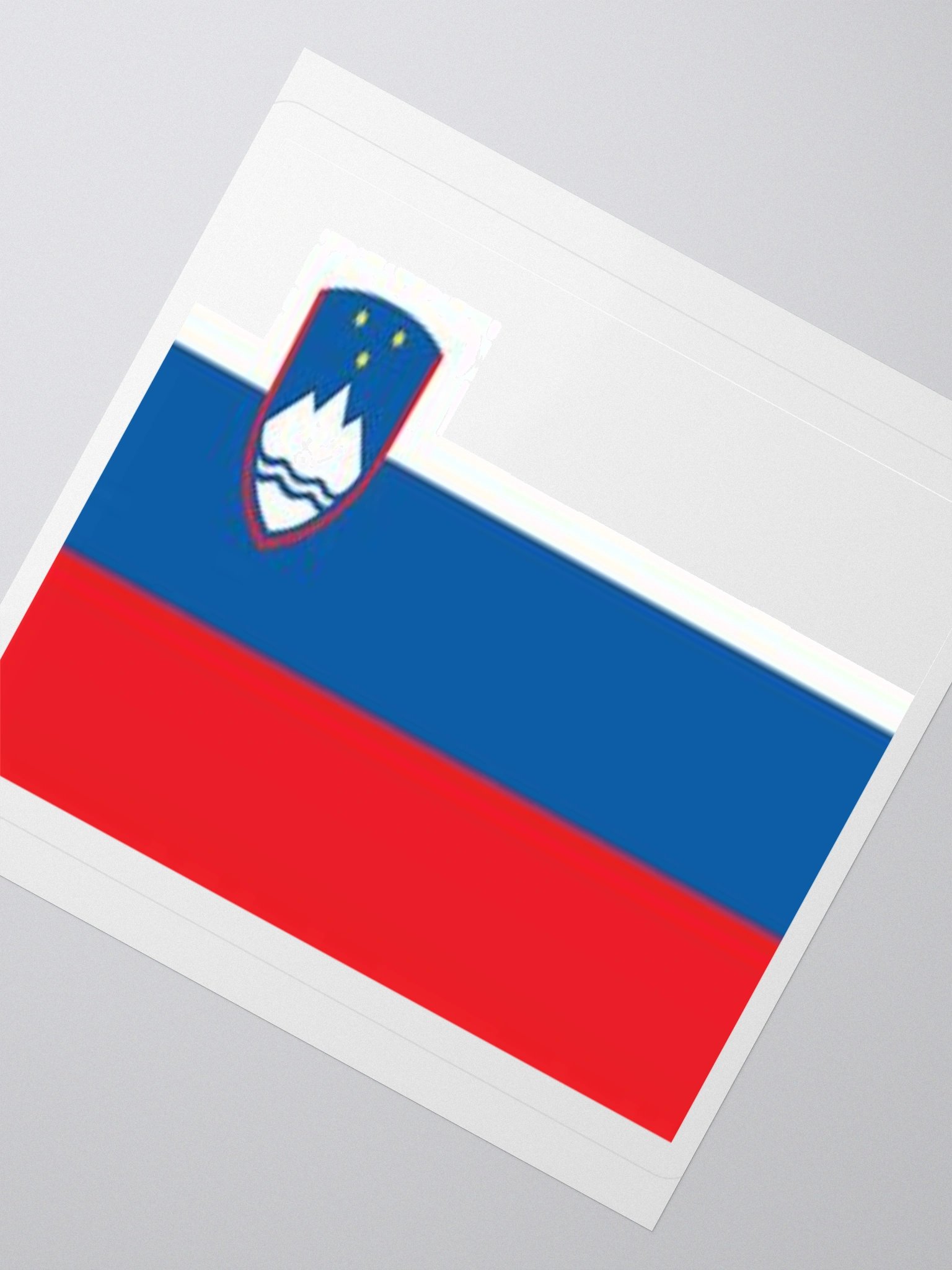 Exclusive Slovenia Flag Kiss-Cut Stickers - High-Quality Vinyl, Multiple Sizes product image (4)
