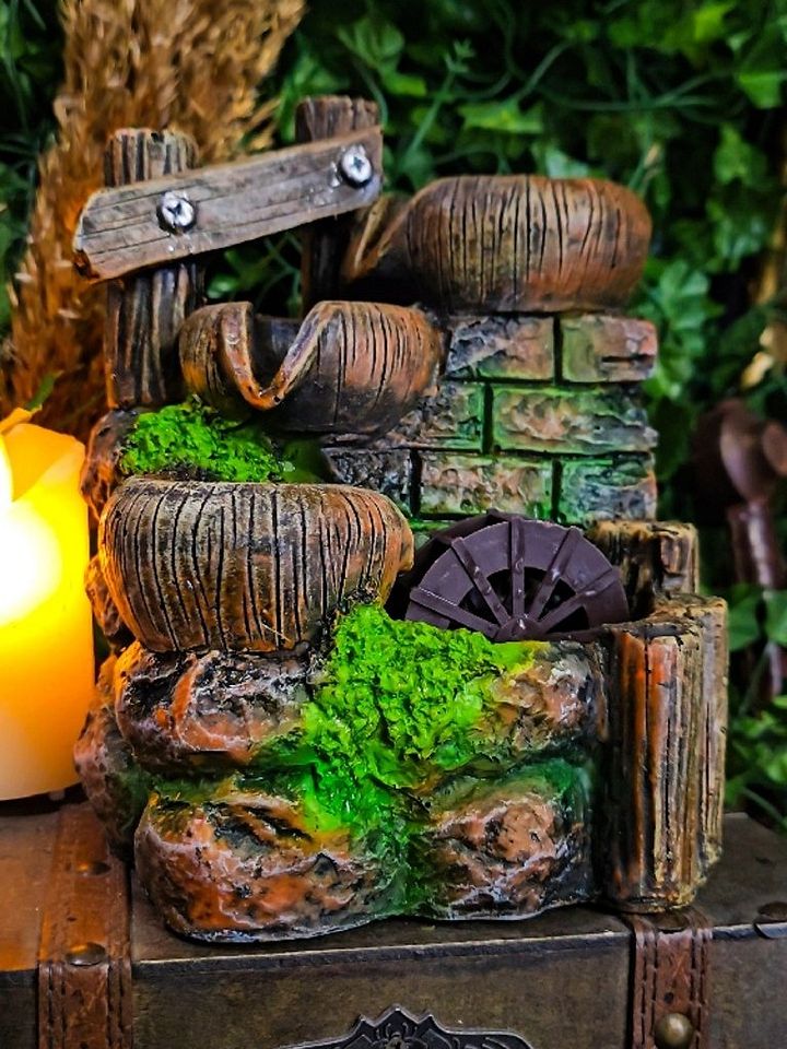 The Armored Kingdom Merlin's Serenity Spring Tabletop Fountain product image (1)
