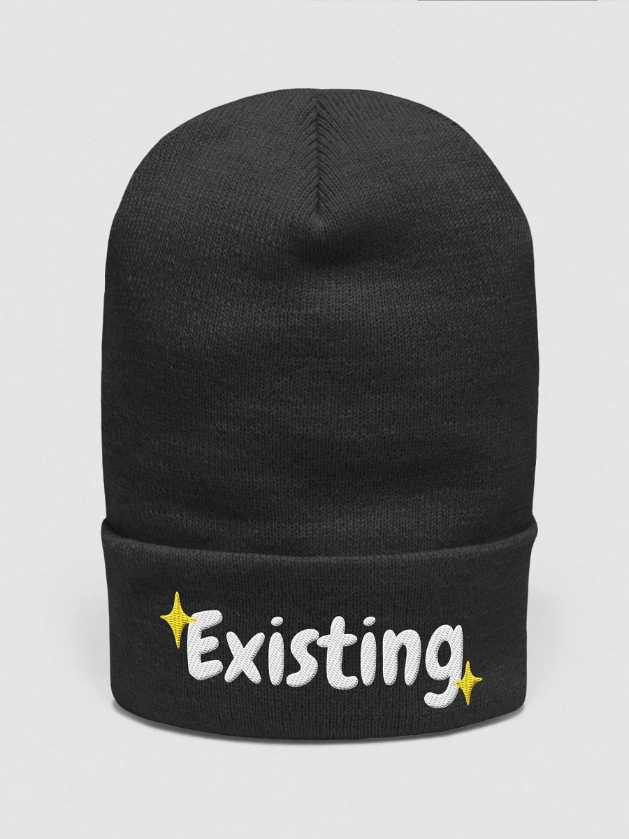 Existing Beanie | White Lettering product image (1)