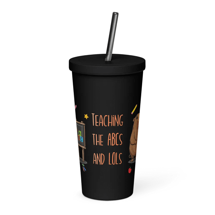 Back To School Capybara Gift For A Teacher - Insulated Coffee Tumbler product image (2)