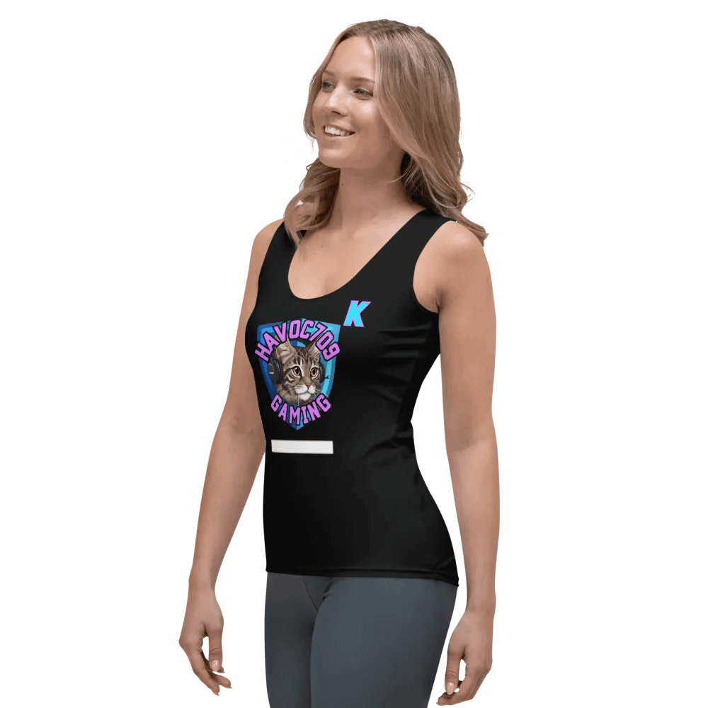 Kitty Krew Ladies 1 Plate Tank Top [black] product image (3)