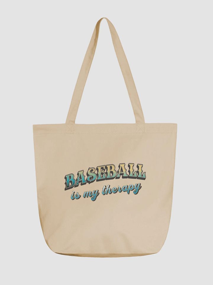 Baseball Is My Therapy Eco Tote product image (5)