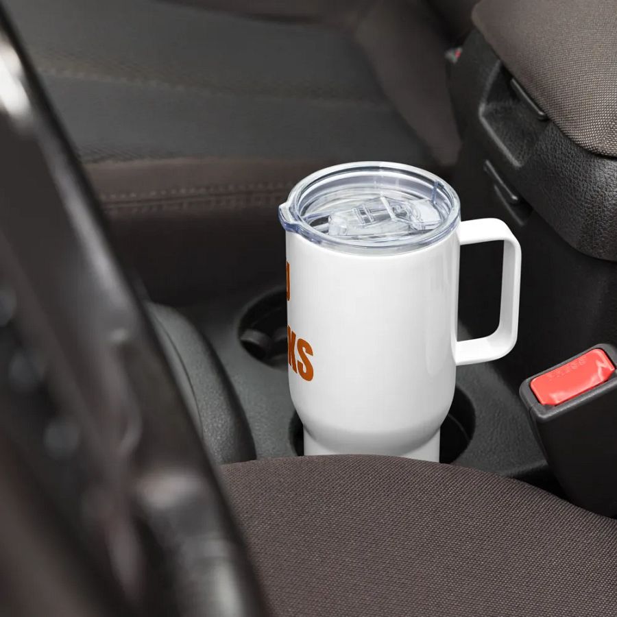 Bold Statement Travel Mug with Handle product image (7)