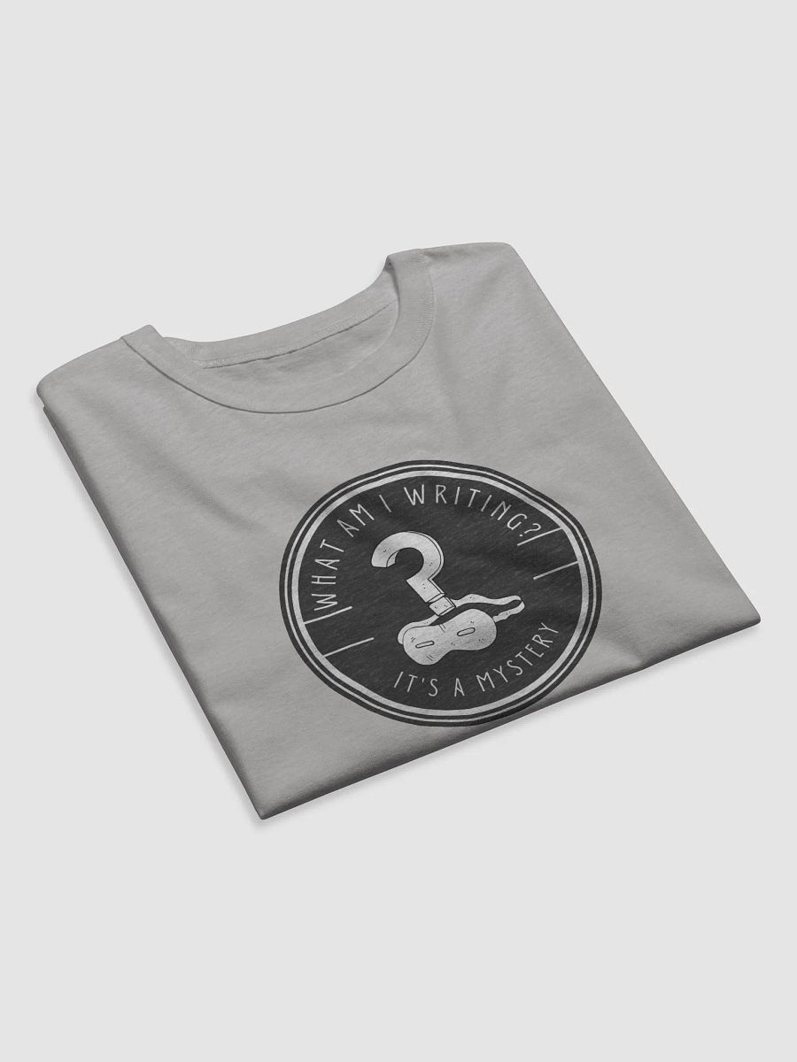 What am I Writing? It's a Mystery - relaxed grey t-shirt product image (5)