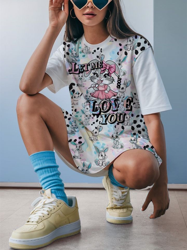 HAC Bunny-T-Shirt Dress product image (1)