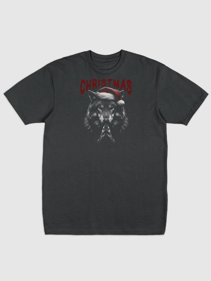 Santa Wolf Christmas Tee product image (1)