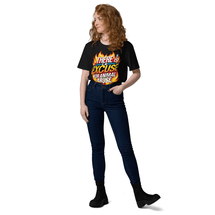 Flaming Message Organic Tee product image (8)