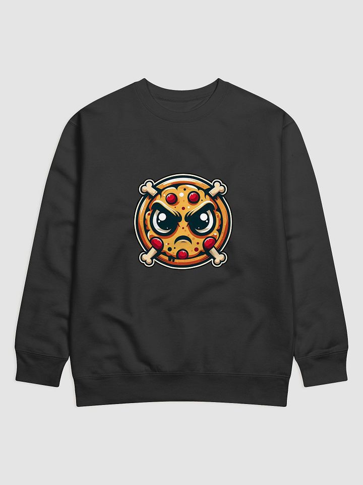 Fierce Pizza Face Cotton Sweatshirt product image (1)