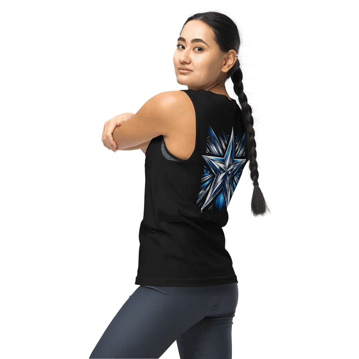 T3 Blue Star Burst Mens Tank product image (2)