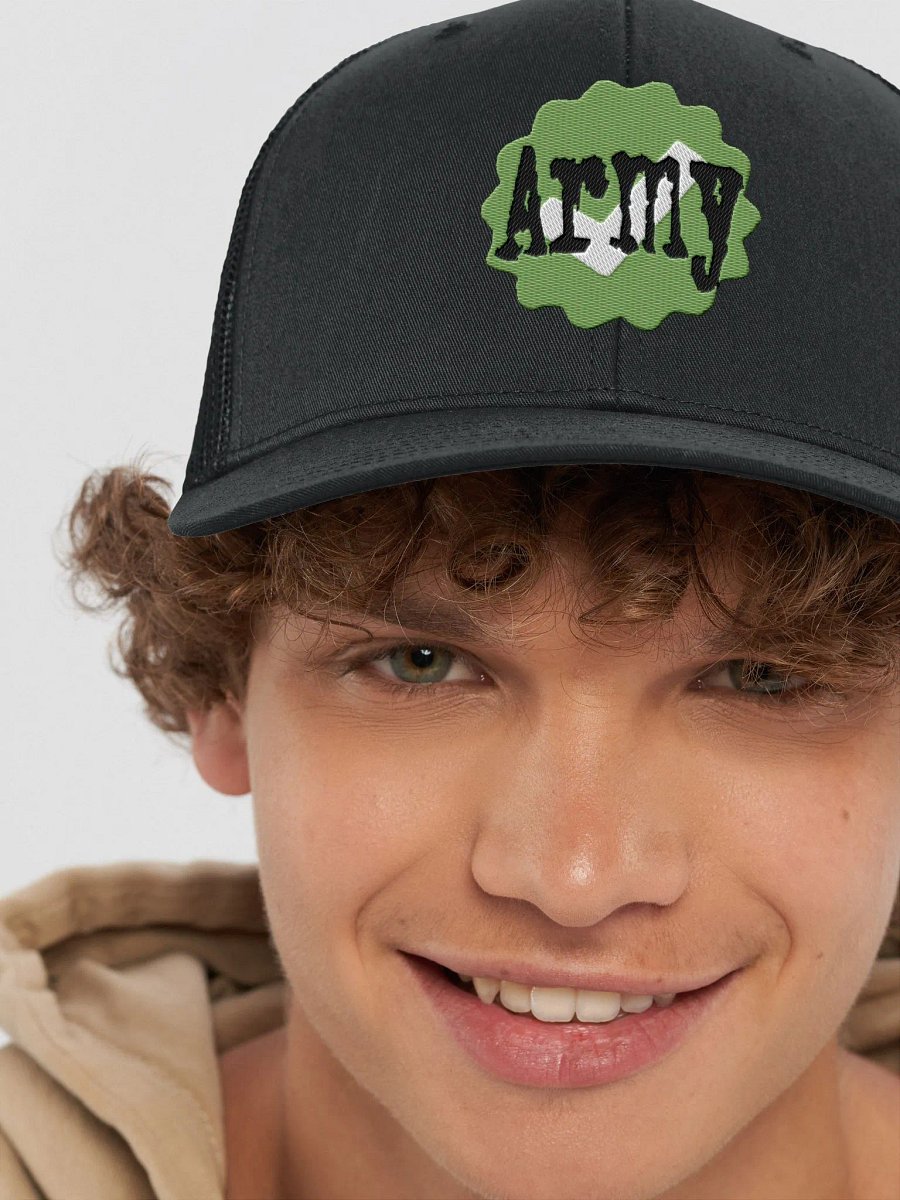 Checkmark Army Trucker Cap product image (8)