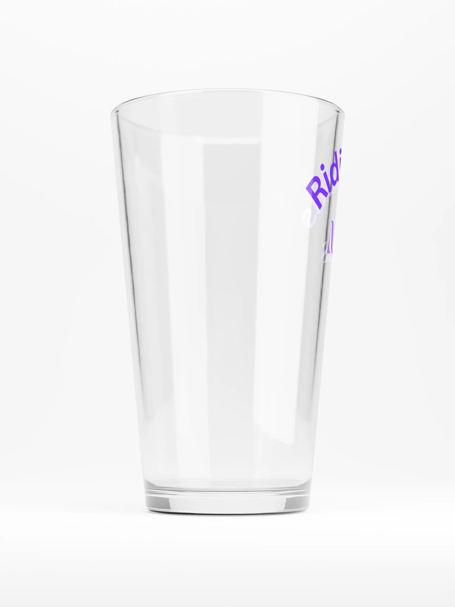 Ridiculous Minds Pint Glass product image (2)