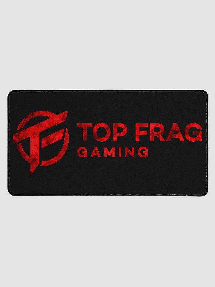 TopFrag™ Red Logo Desk Mat 15.5" x 31.5" product image (1)