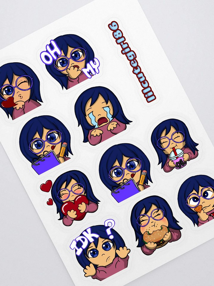 LCG Emote stickers product image (1)