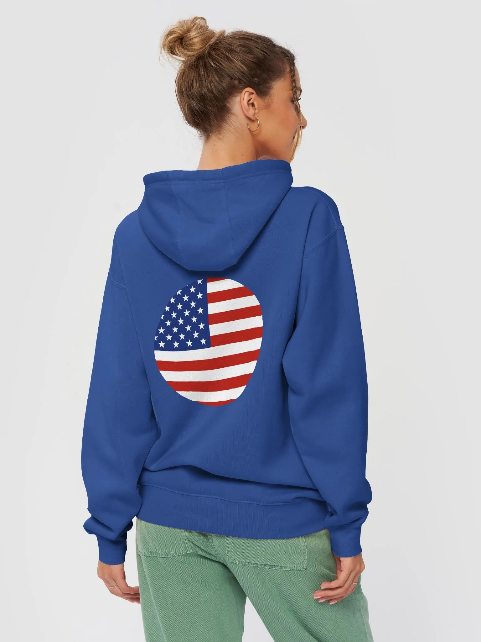 Red & Blue Kamala 2024 Hoodie product image (12)