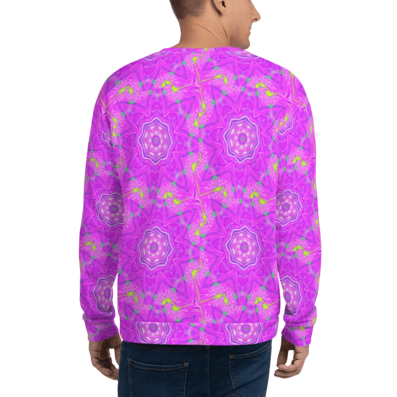 That Abstract Pink Neon Star Unisex Sweatshirt product image (16)