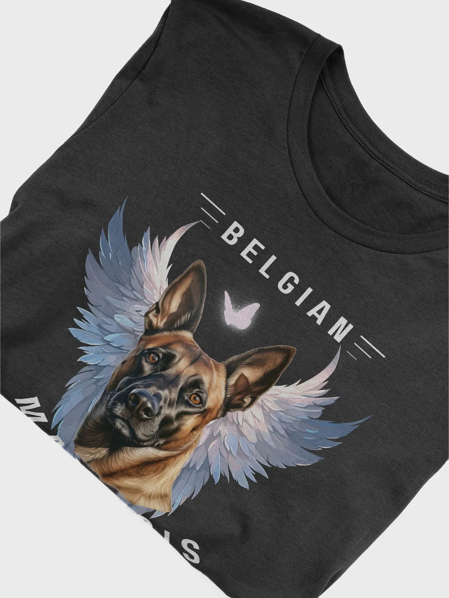 Winged Belgian Malinois Regular Fit T-shirt product image (7)