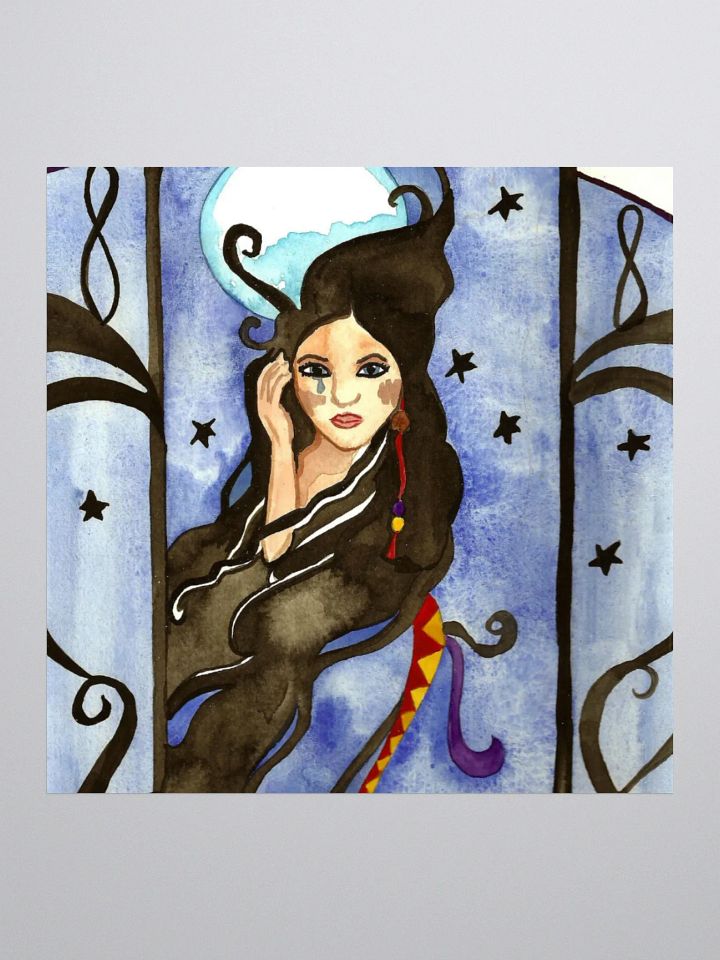 Kuutar Goddess Of The Moon Sticker product image (2)