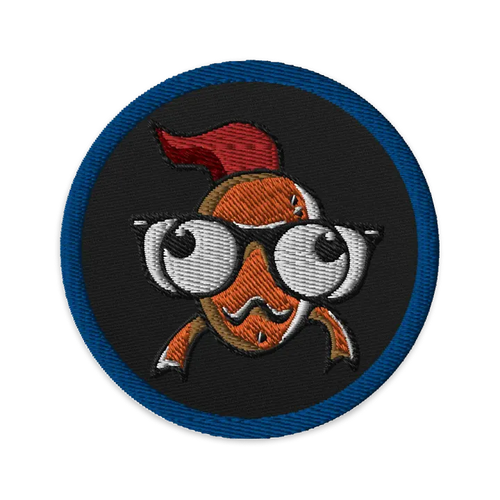 FEESH Logo Circle Patch [blue border] product image (1)