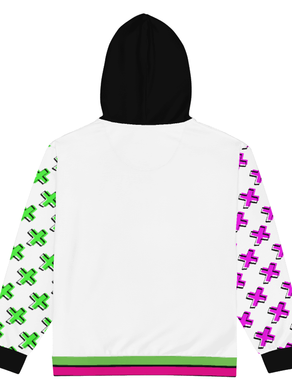 ZIMMI GlitchWave Hoodie (White Out Edition) + Sticker Pack product image (4)