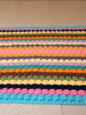Bobble stitch doormat pdf pattern product image (3)