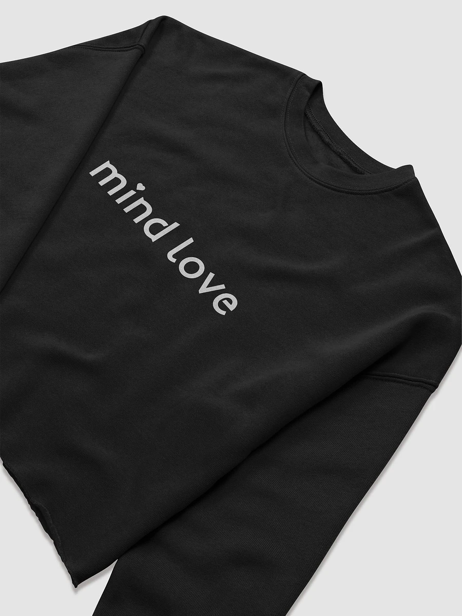 Mind Love Canvas Women's Fleece Crop Sweatshirt product image (10)