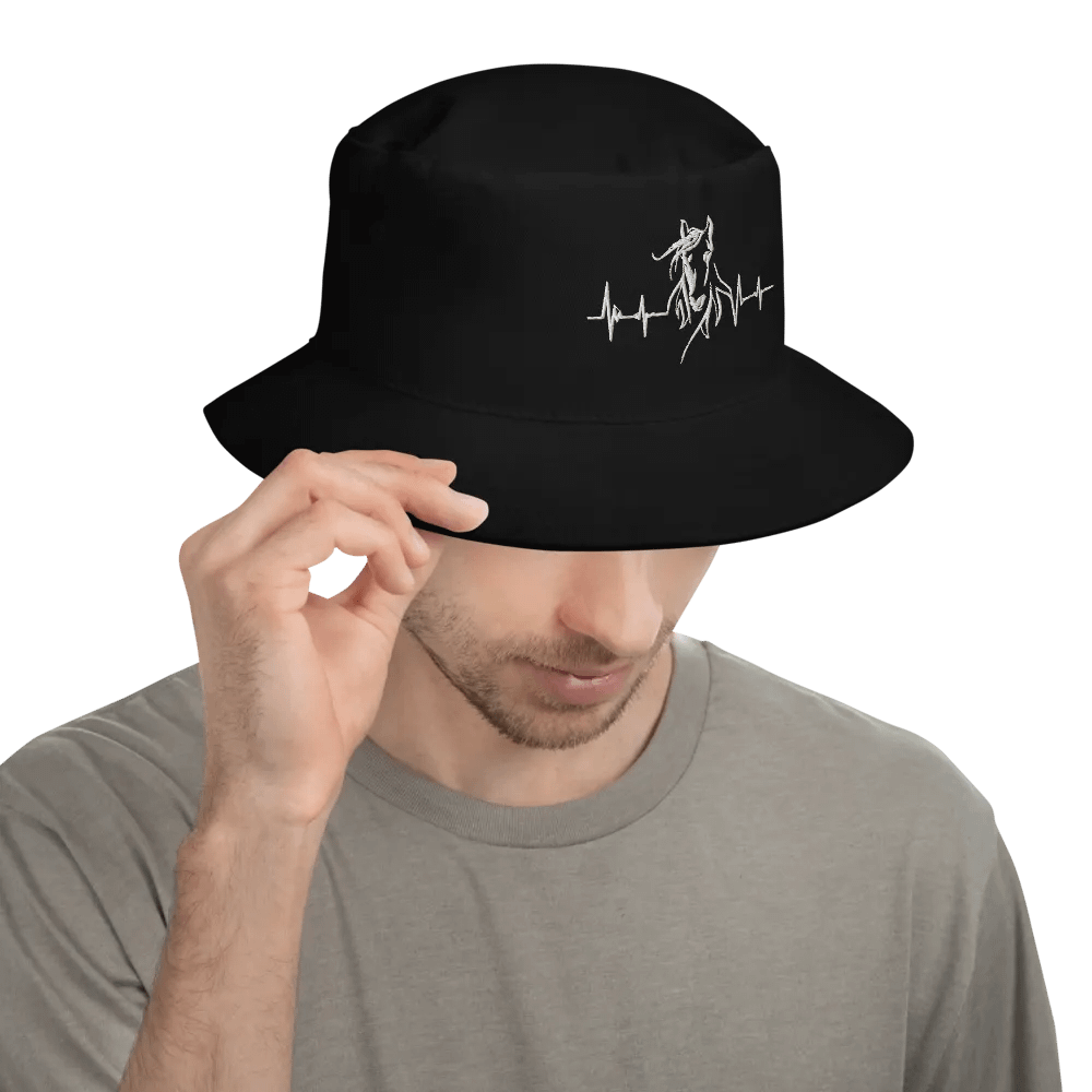 Horse Heartbeat Bucket Hat product image (5)