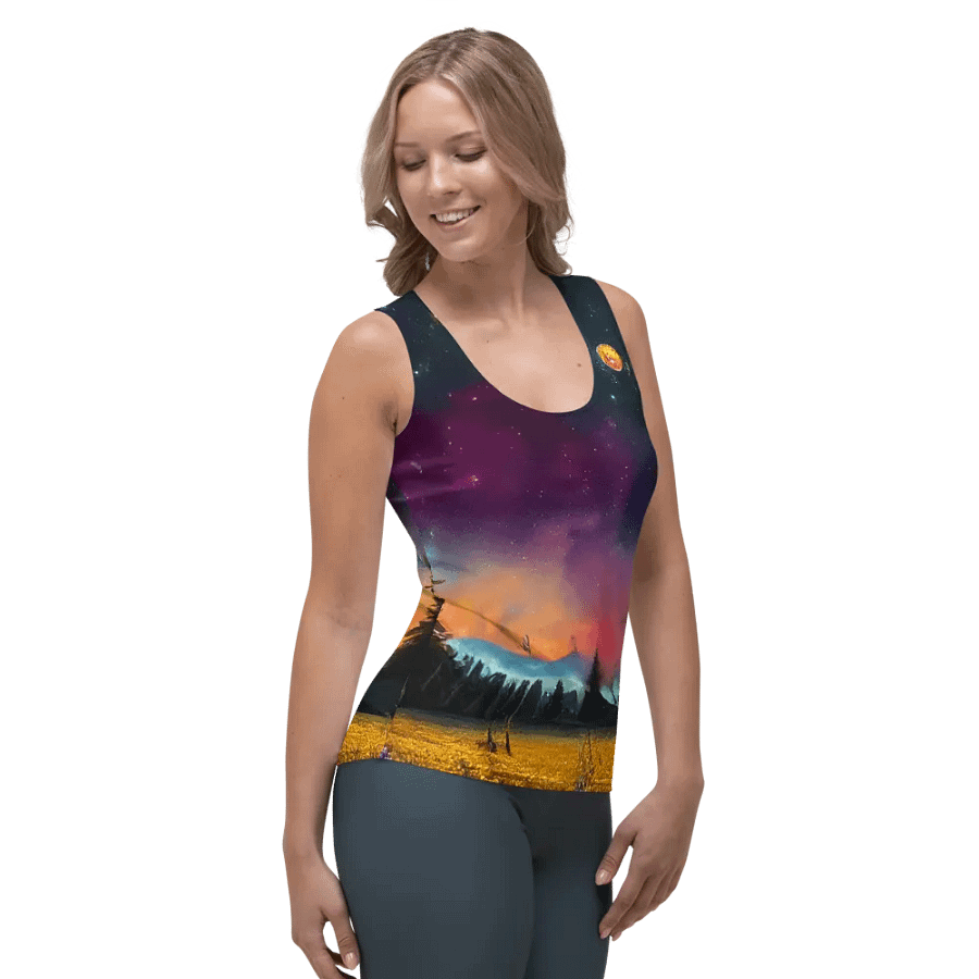 Cosmic Dreams All-Over Print Women's Tank Top product image (4)