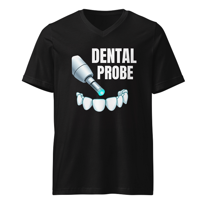 Glowing Dental Probe V-Neck Tee product image (1)
