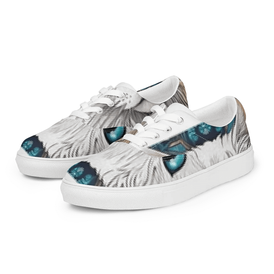 Blue-Eyed Feline Dreams Canvas Shoes product image (8)