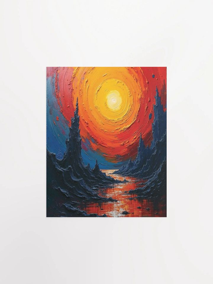 Ethereal Mountain Sunset Poster product image (24)