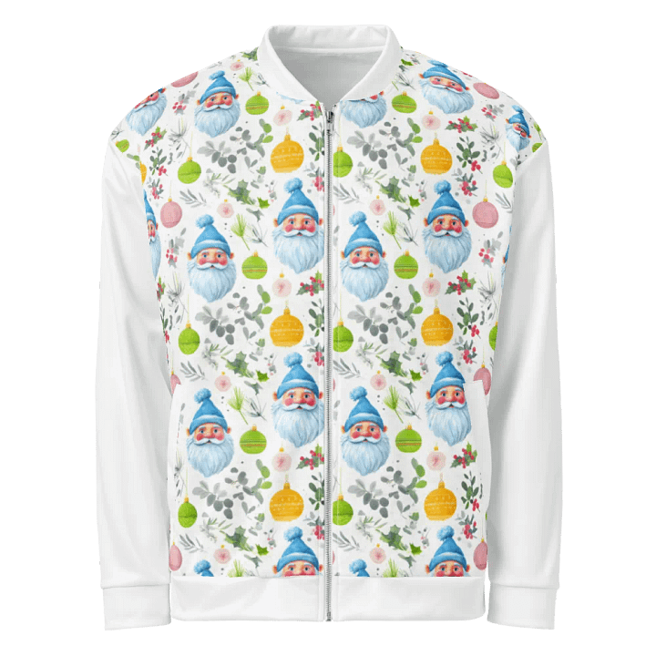 Festive Whimsy All-Over Print Bomber Jacket product image (1)