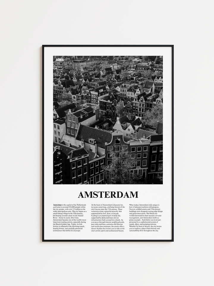 Amsterdam 02 Newspaper Poster product image (1)