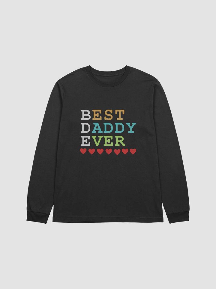 Best Daddy Ever Bella+Canvas Supersoft Long Sleeve T-Shirt product image (1)