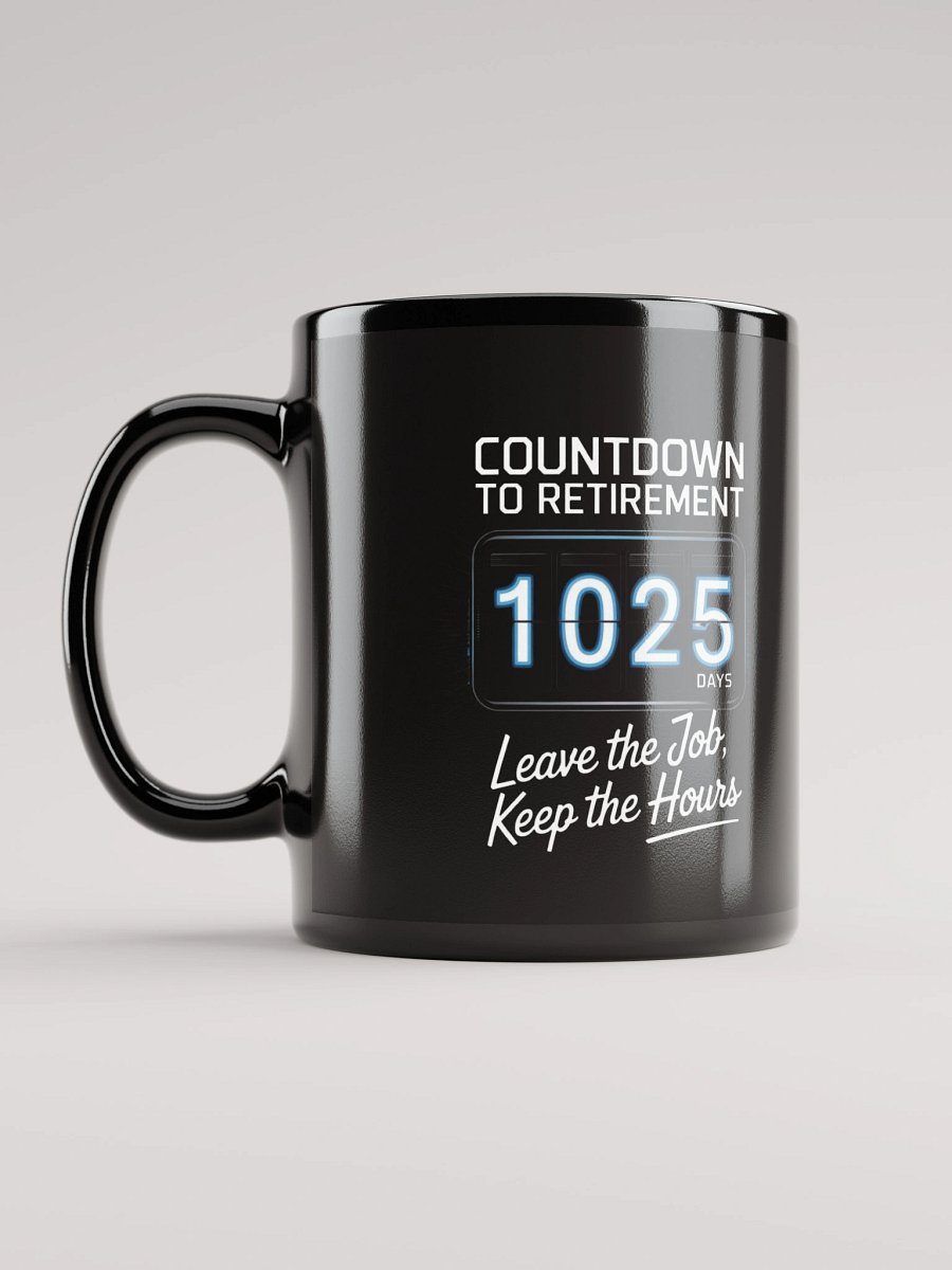 1025 Days Countdown Black Glossy Mug product image (6)