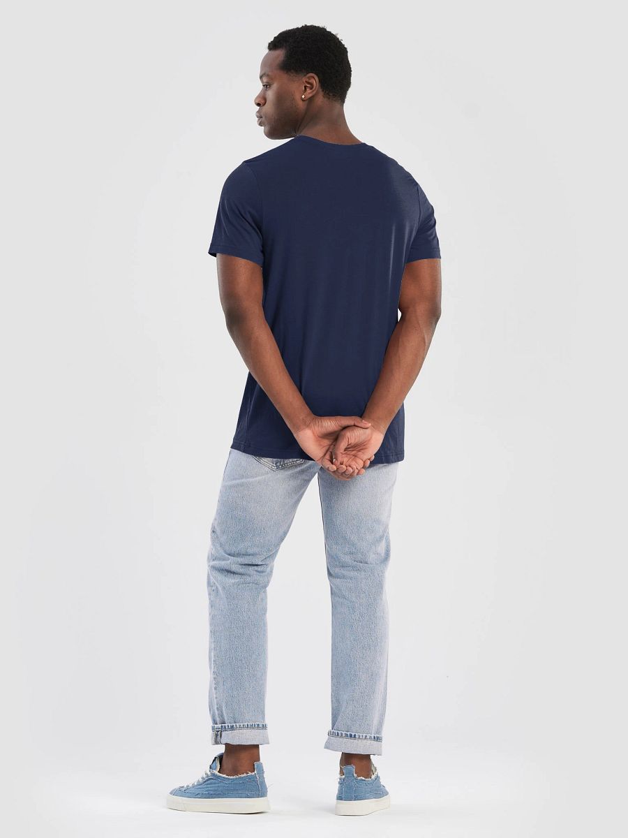 Plain Color Navy Blazer T-Shirt product image (4)