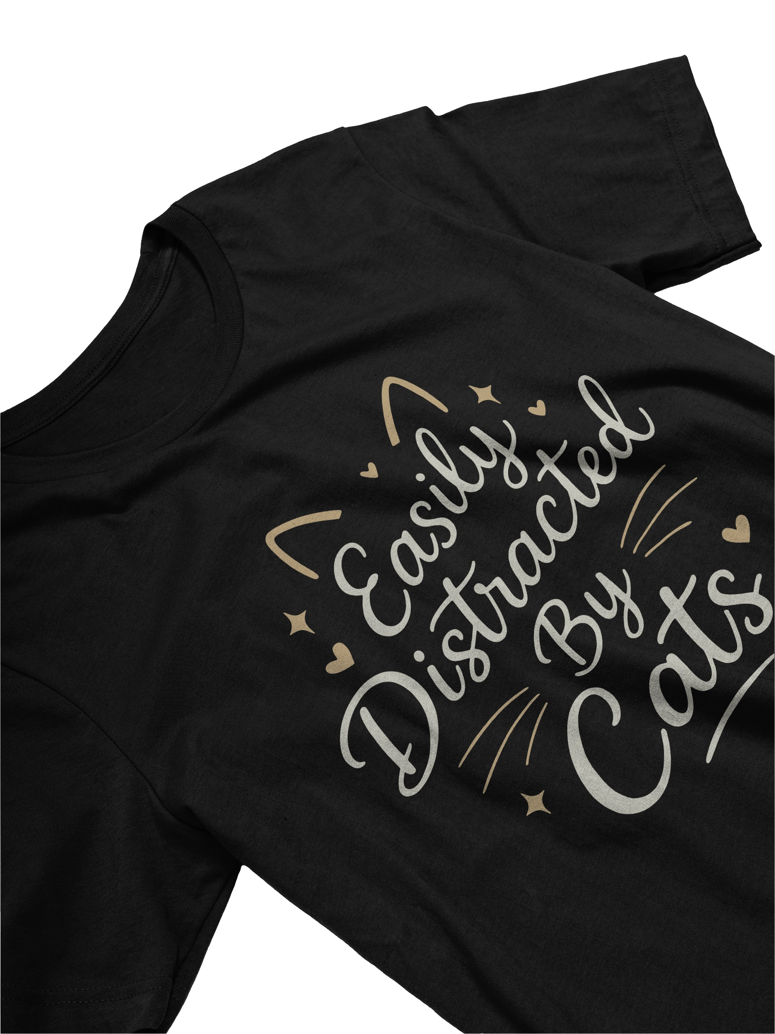 Easily Distracted By Cats Women's Tee product image (3)