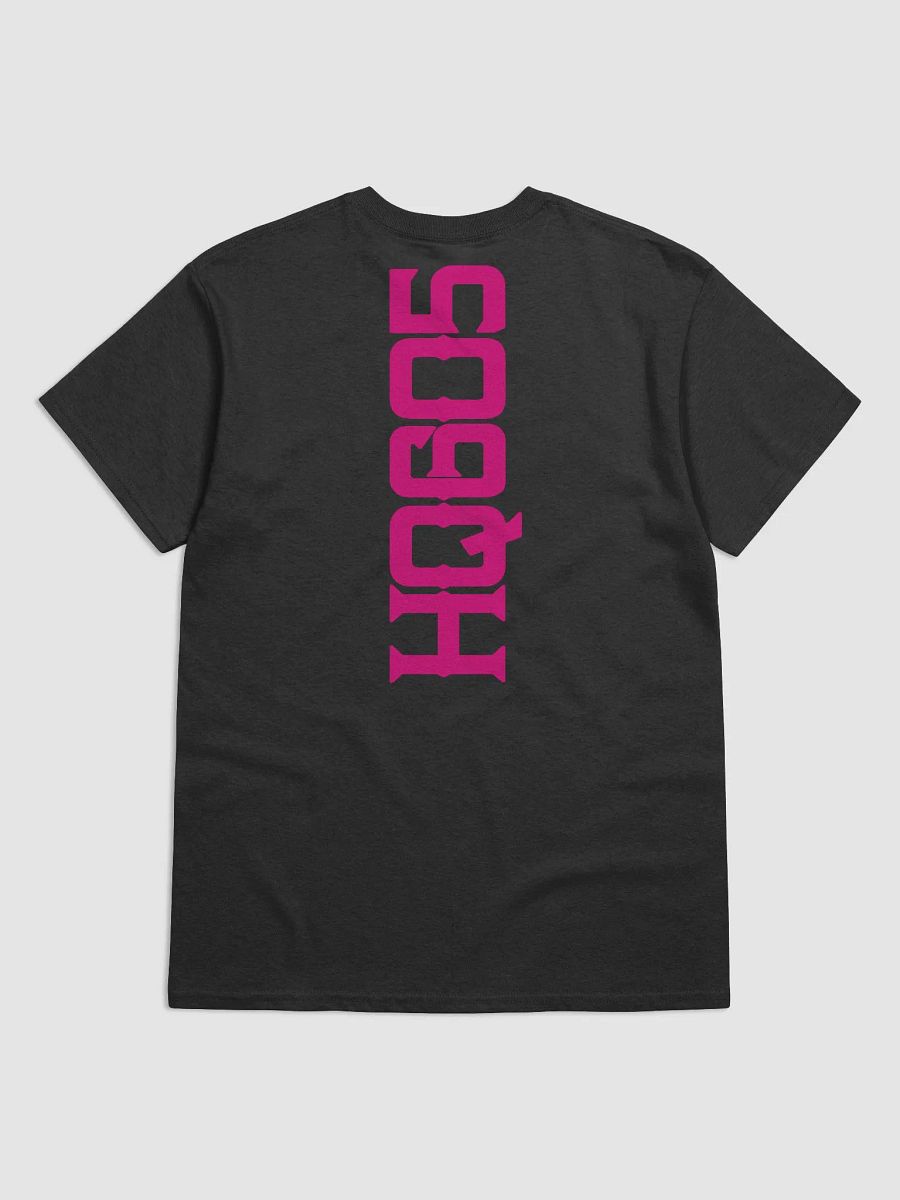 HQ605 Pink Logo Black T-Shirt product image (2)