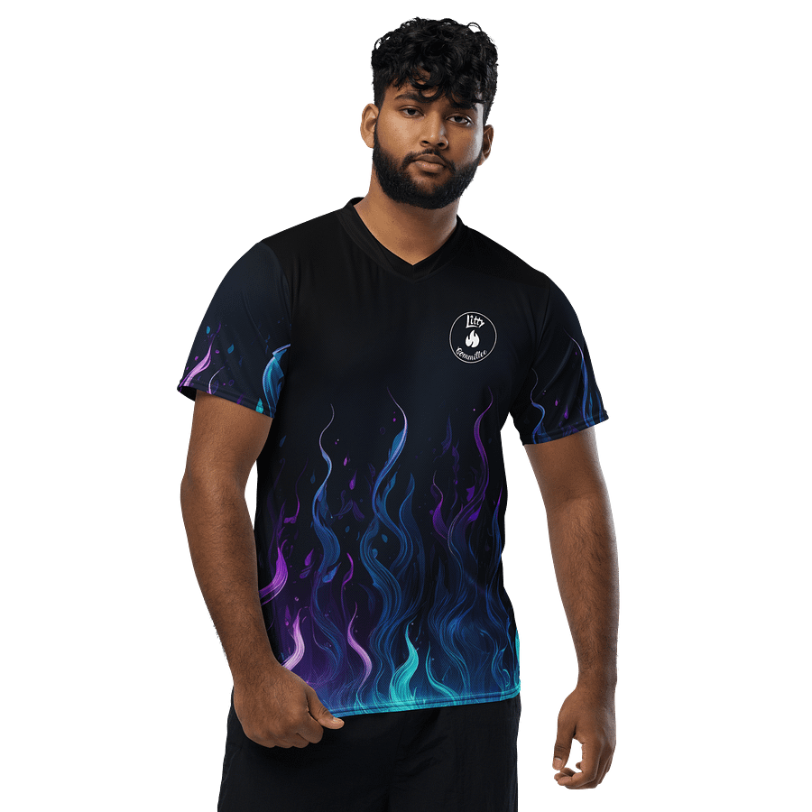 Up in Flames Soccer Jersey product image (1)