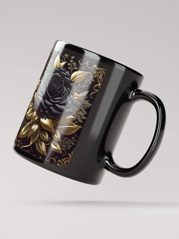Black and Gold Rose Royalty Mug product image (2)