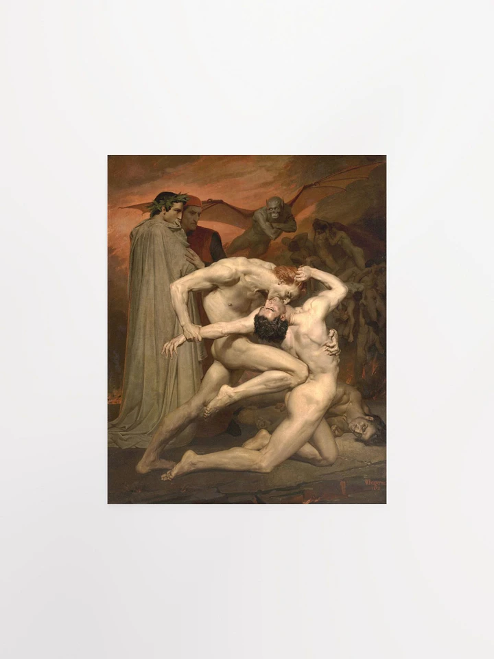 ''Dante and Virgile'' by William-Adolphe Bouguereau Poster product image (1)