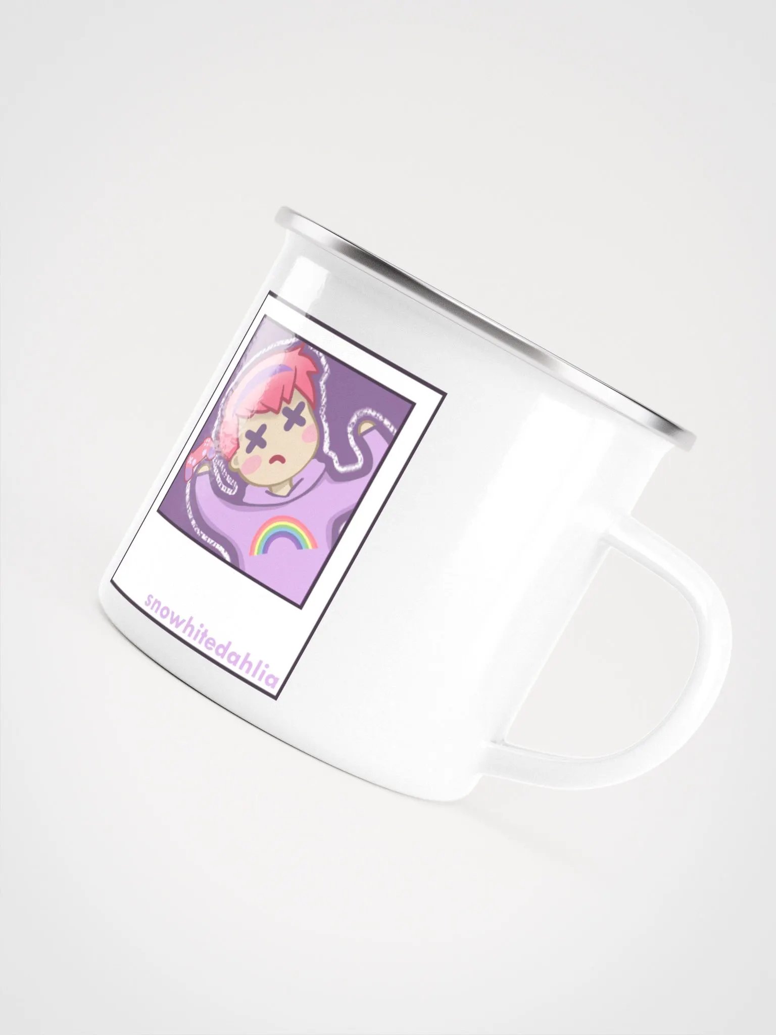 RIP Dahlia Enamel Mug product image (4)