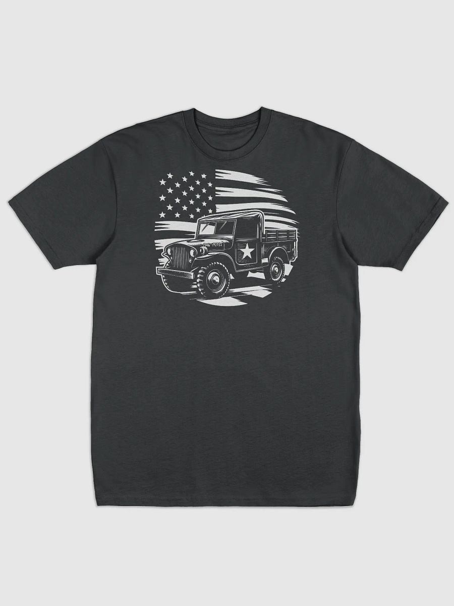 Vintage Patriot Jeep Flag Tee product image (1)