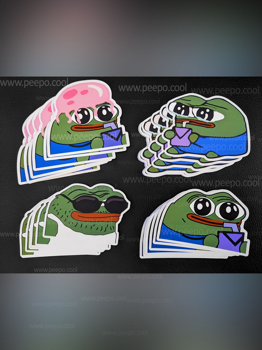 "SIPPER" PEPE STICKERS PACK product image (4)