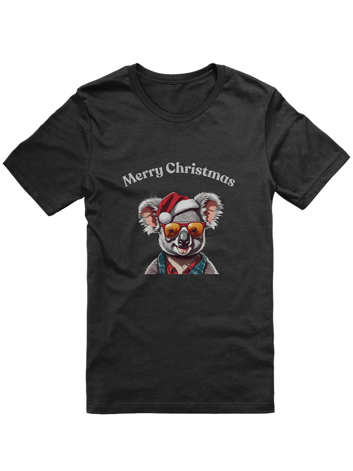 Festive Koala Merry Christmas T-Shirt - Silver product image (1)