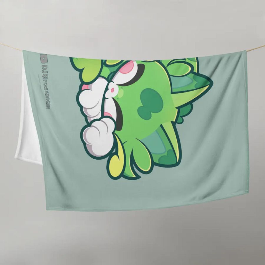 Sleeping Chloe • Throw Blanket (Opal) product image (9)