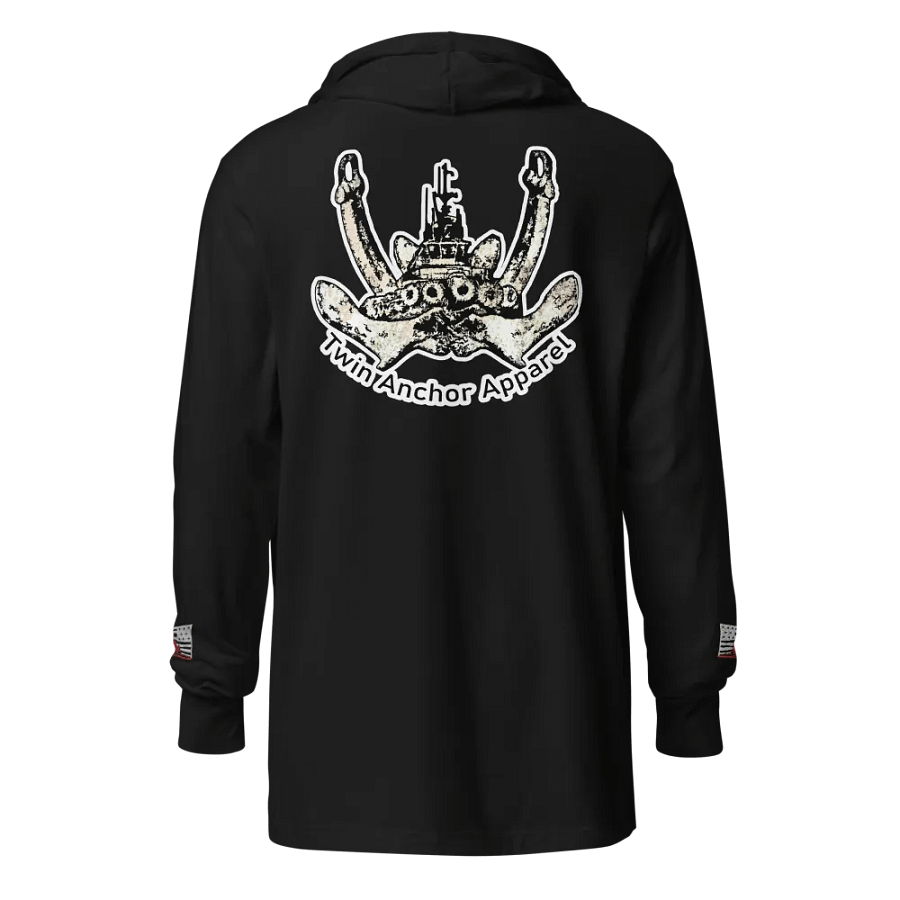 Twin Anchor Logo Hooded Tee product image (1)
