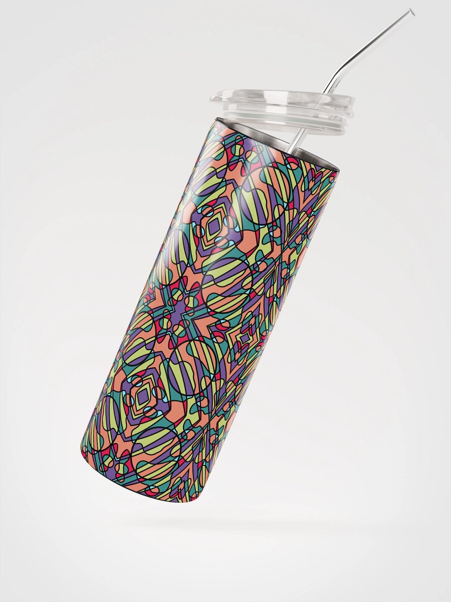 Vintage Circus Pop Art – Stainless Steel Tumbler product image (2)