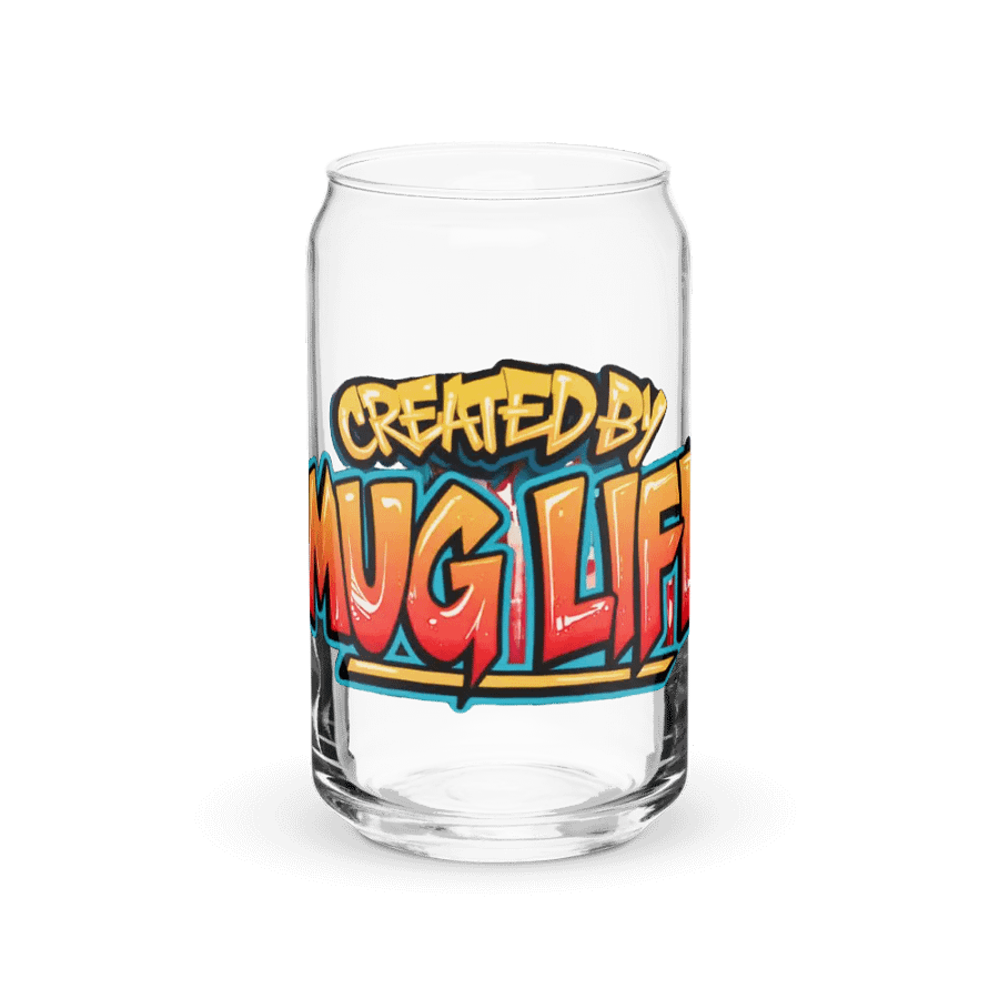 16oz Artistic Can-Shaped Glass product image (1)