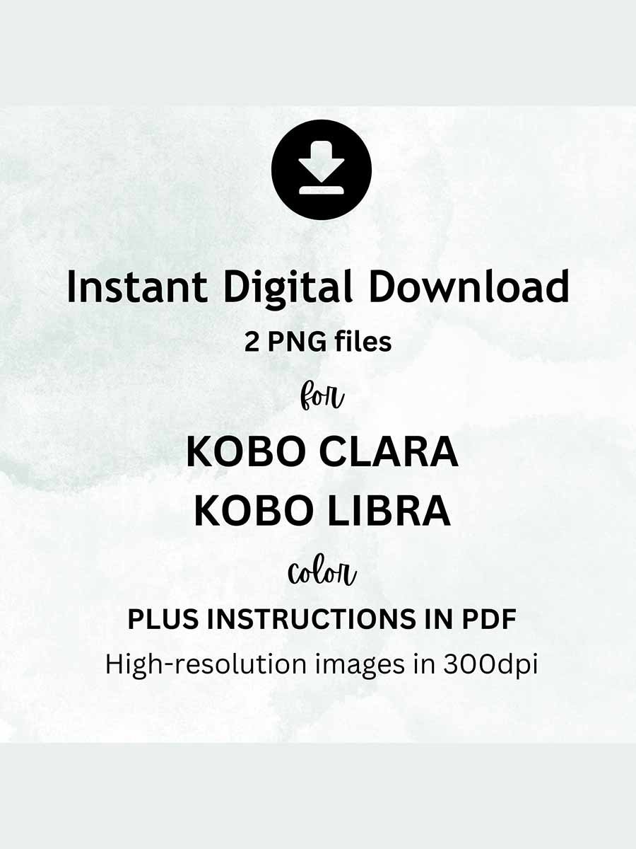 eReader Kobo Colour Vintage Vogue Art 1920s Screensaver Lock Screen for Kobo Libra and Clara product image (4)